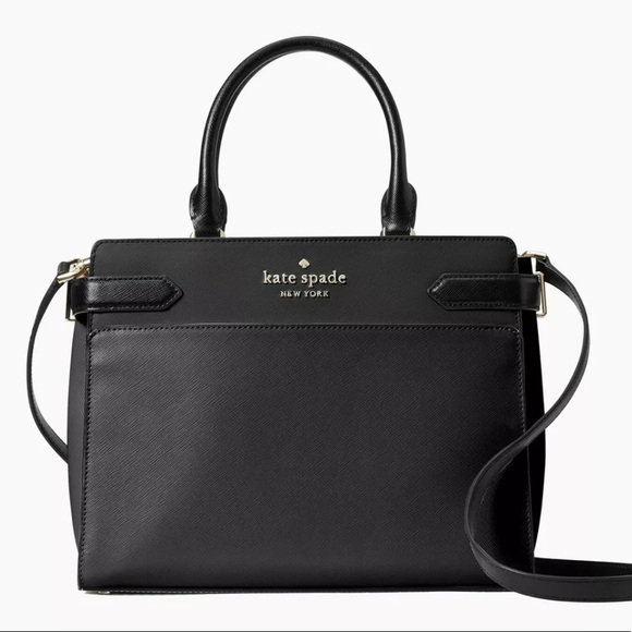 Staci Medium satchel Black Kate spade Crossbody - Picture 8 of 9